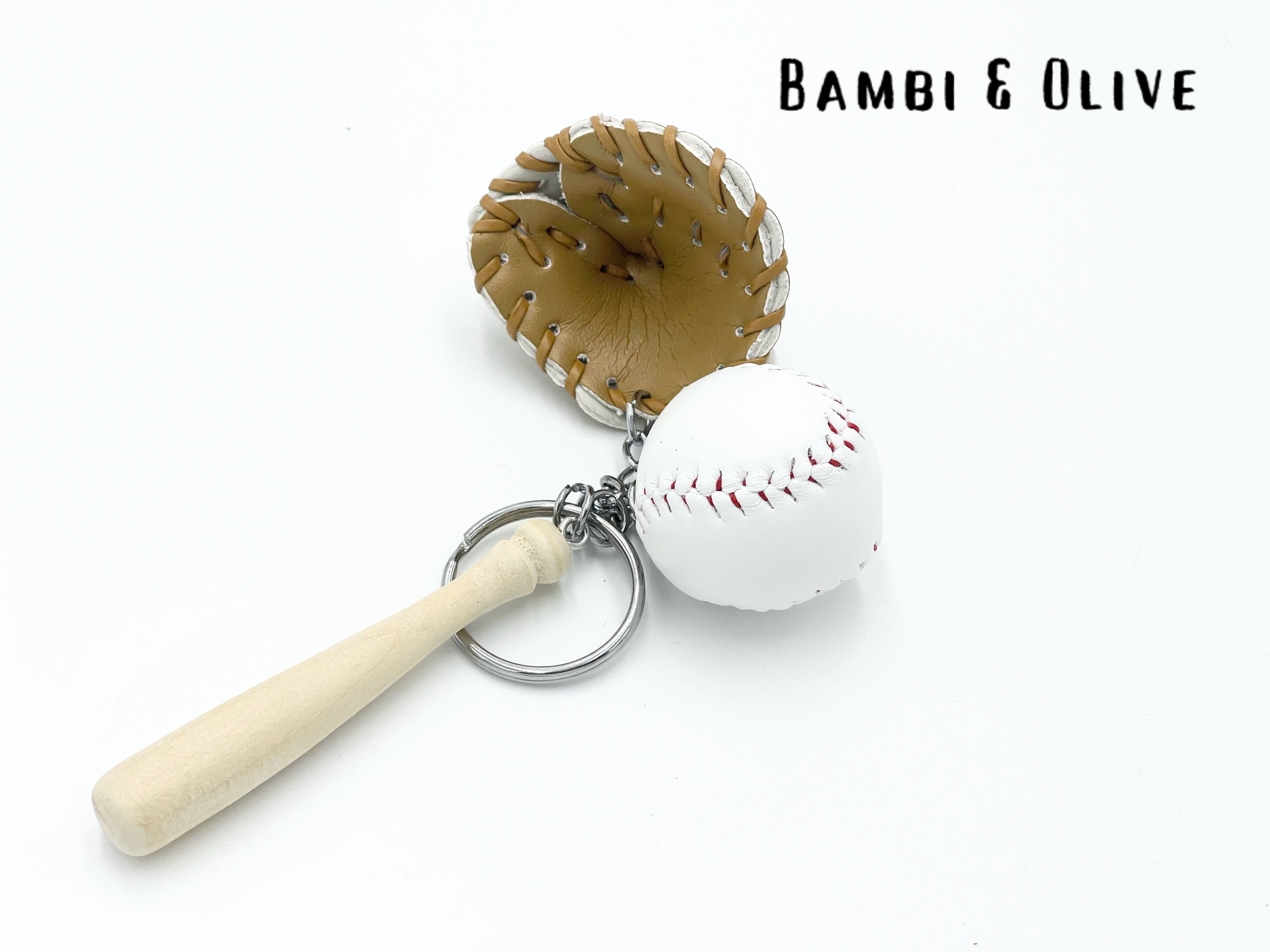 Baseball Personalised Keychain